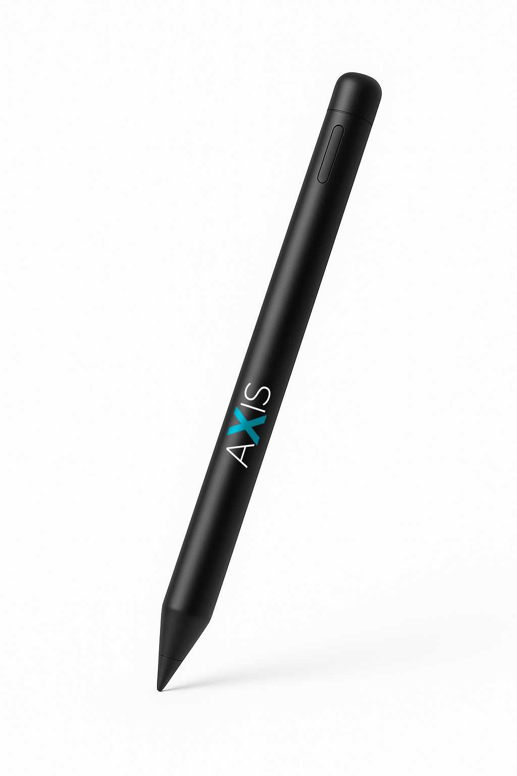 Axis smart pen — black satin body with AIS logo and mint X